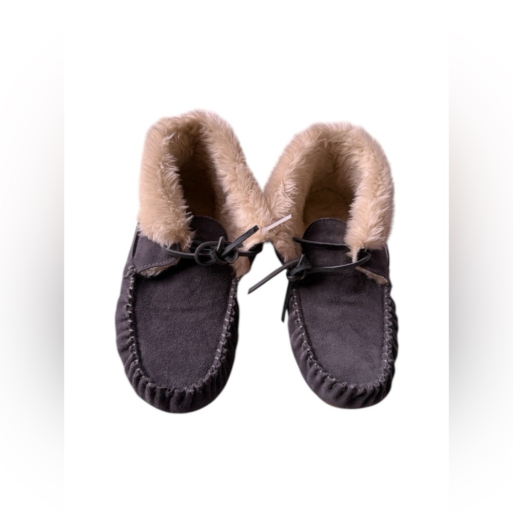 Dream Pairs Women's Loafer Slippers BrownShozie-02 Chesnut Faux Fur Moccasin 7-5